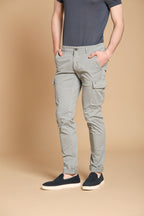 Chile pantalón cargo hombre en sarga de algodón pima ligero special washing  extra-slim fit 