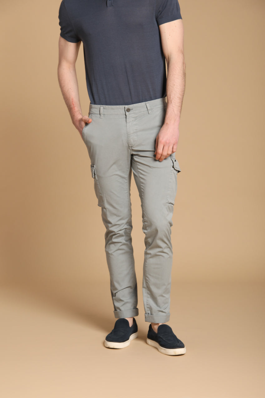 Chile pantalón cargo hombre en sarga de algodón pima ligero special washing  extra-slim fit 