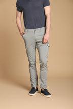 Chile pantalón cargo hombre en sarga de algodón pima ligero special washing  extra-slim fit 