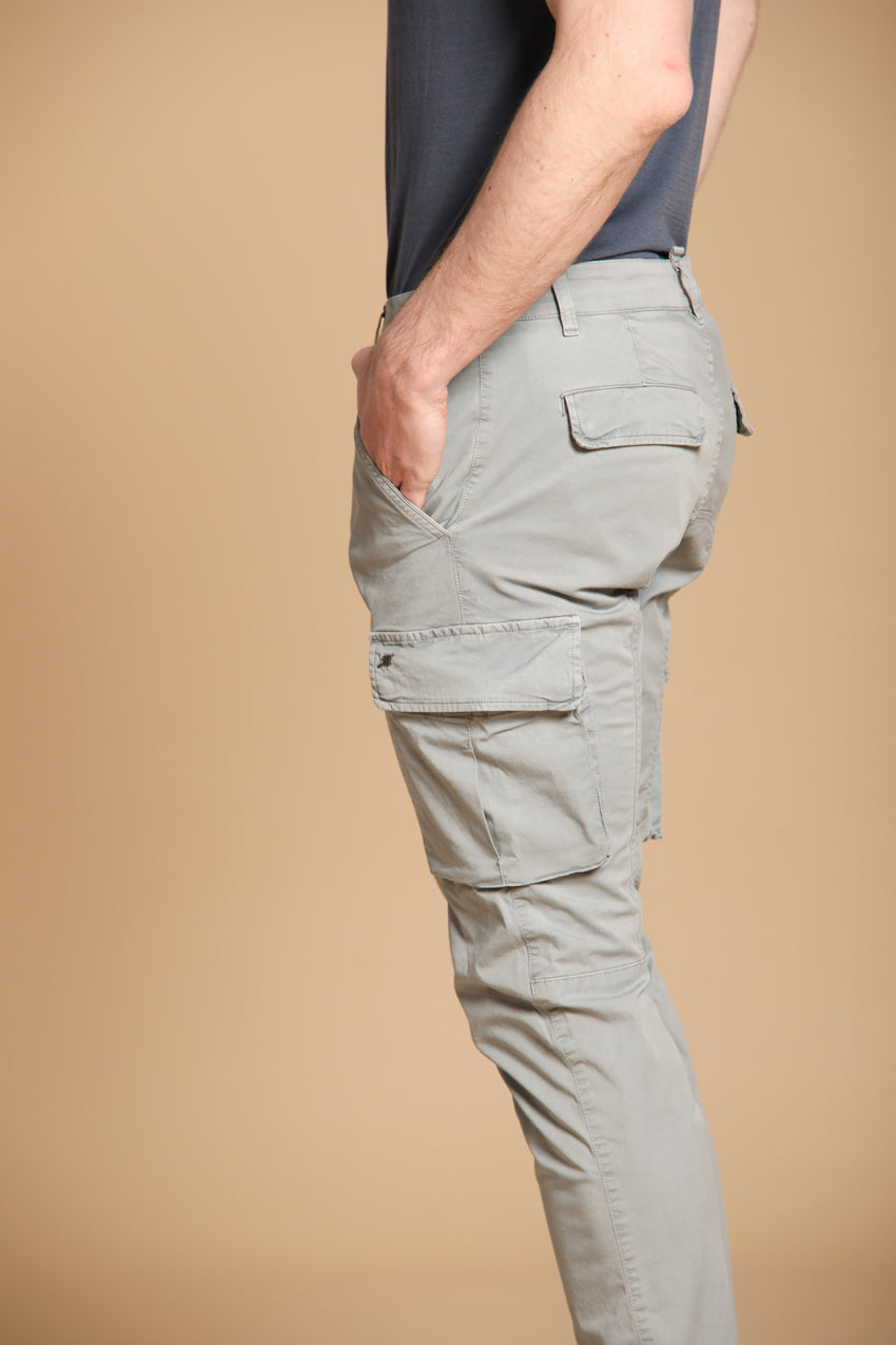 Chile pantalón cargo hombre en sarga de algodón pima ligero special washing  extra-slim fit 