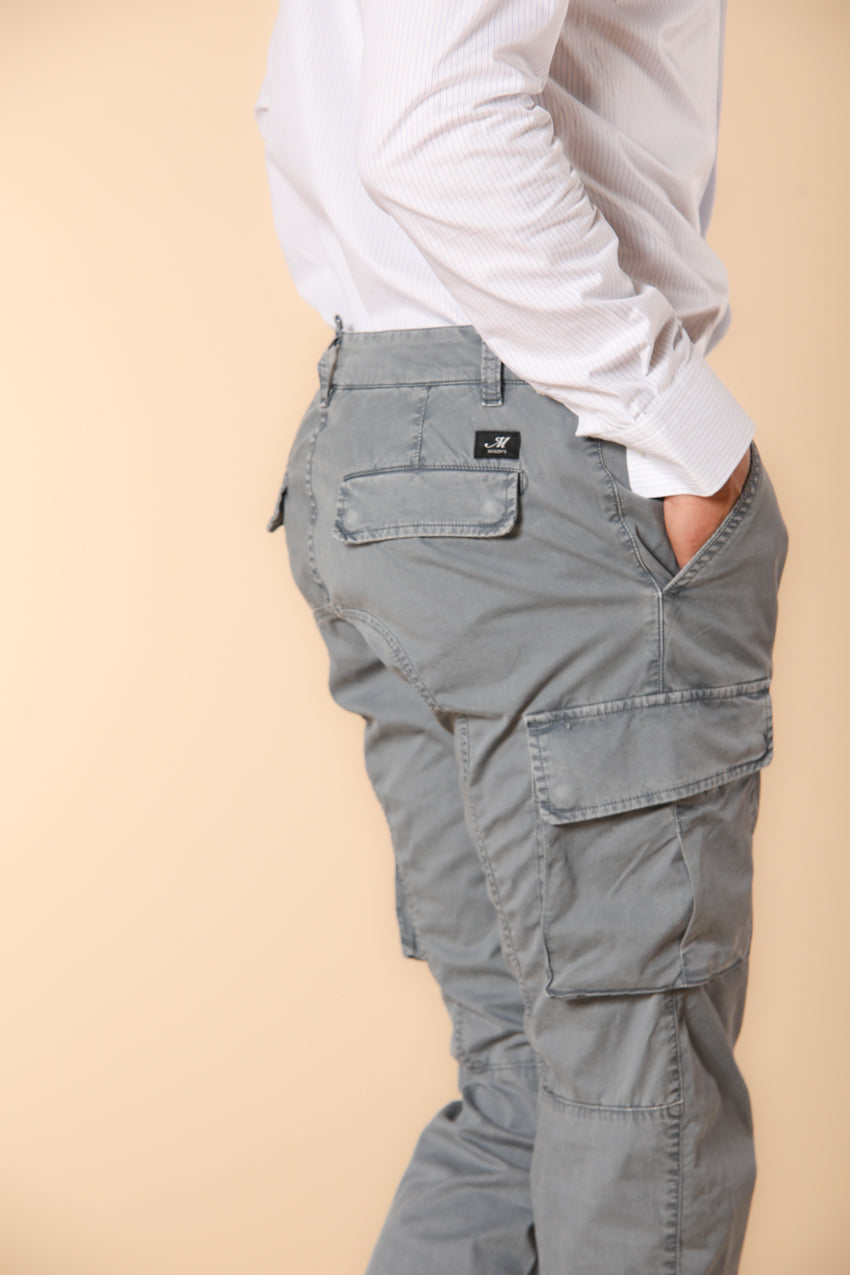 Chile Pantalón Cargo hombre en twill de algodón pima ligero special washing  Extra-slim fit 