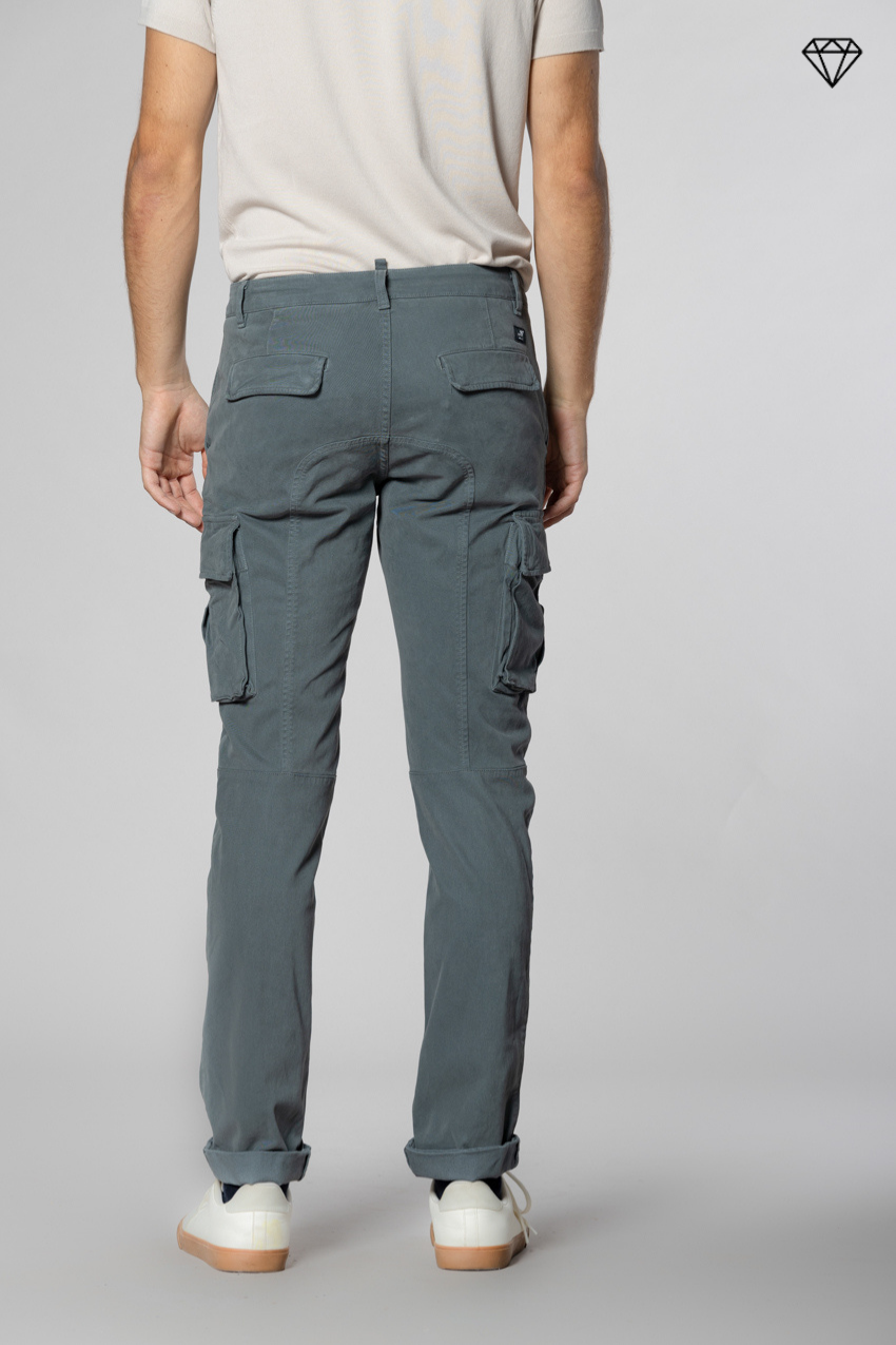 Chile men's cargo trousers in gabardine extra slim fit ①