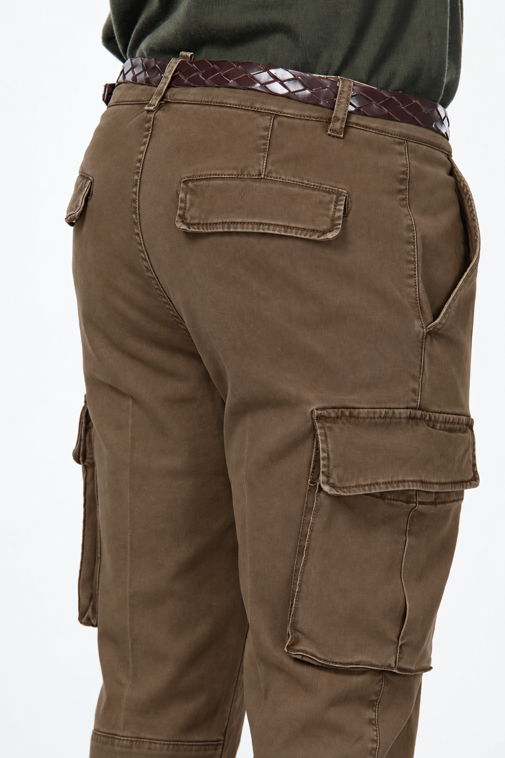 Chile Cargohose für Herren aus Stretch-Gabardine Extra Slim Fit ①