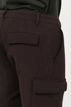 Chile men’s cargo pants in stretch gabardine extra slim fit ①