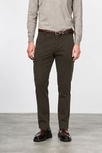 Chile men’s cargo trousers in stretch gabardine extra slim fit ①