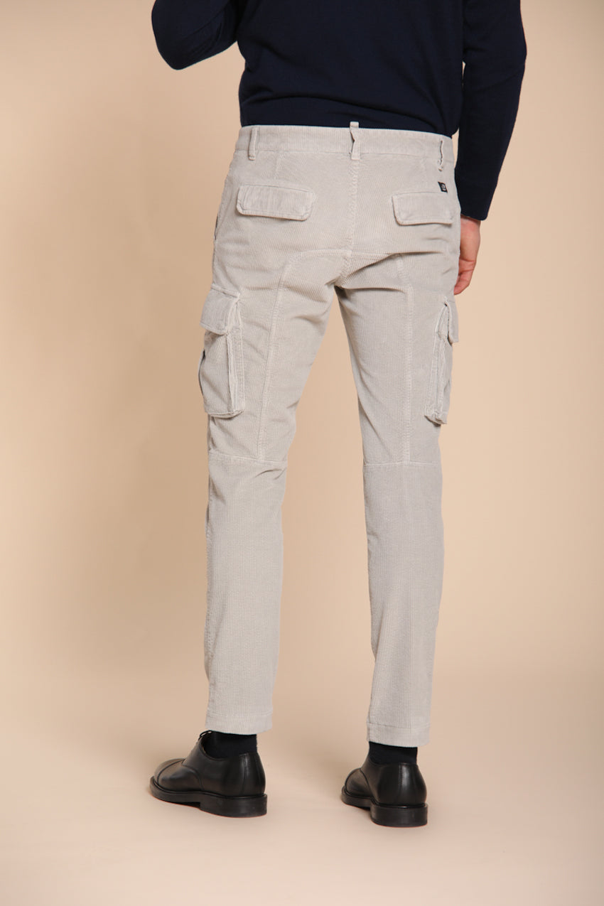 Chile pantalon cargo homme en velours 500 côtes extra slim fit ①