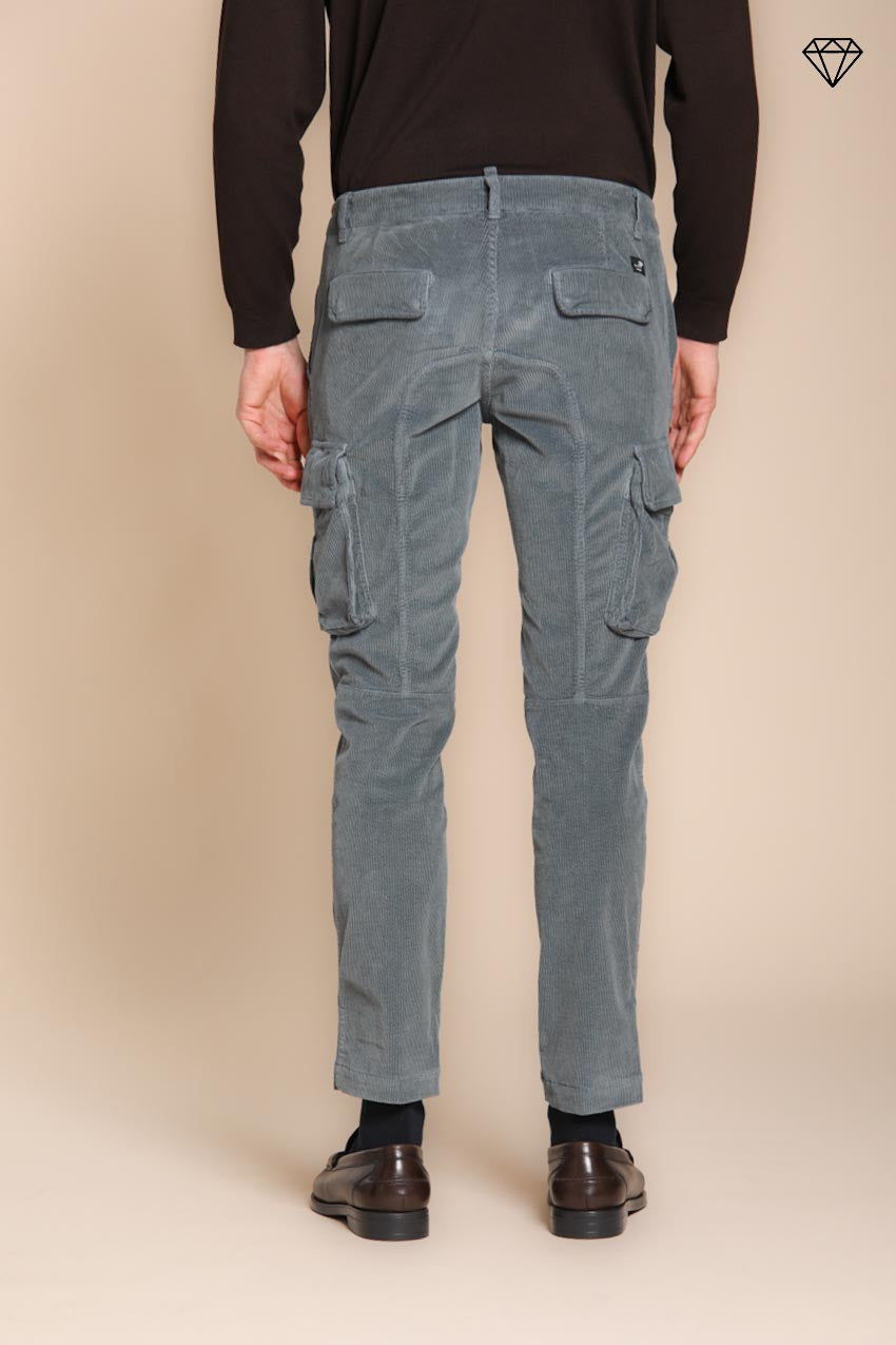 Foto 3 Chile pantalone cargo uomo in velluto 500 righe extra slim fit ①