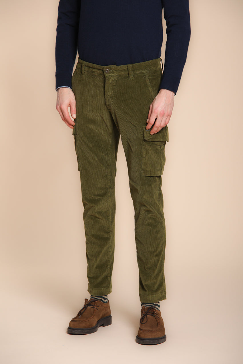 Chile pantalón cargo hombre de terciopelo 500 líneas extra slim fit ①