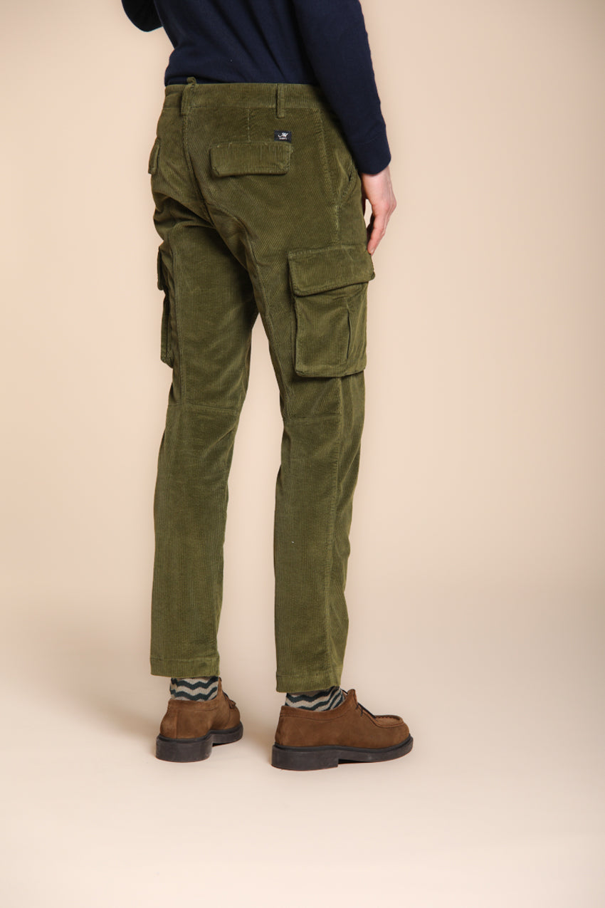 Chile pantalón cargo hombre de terciopelo 500 líneas extra slim fit ①