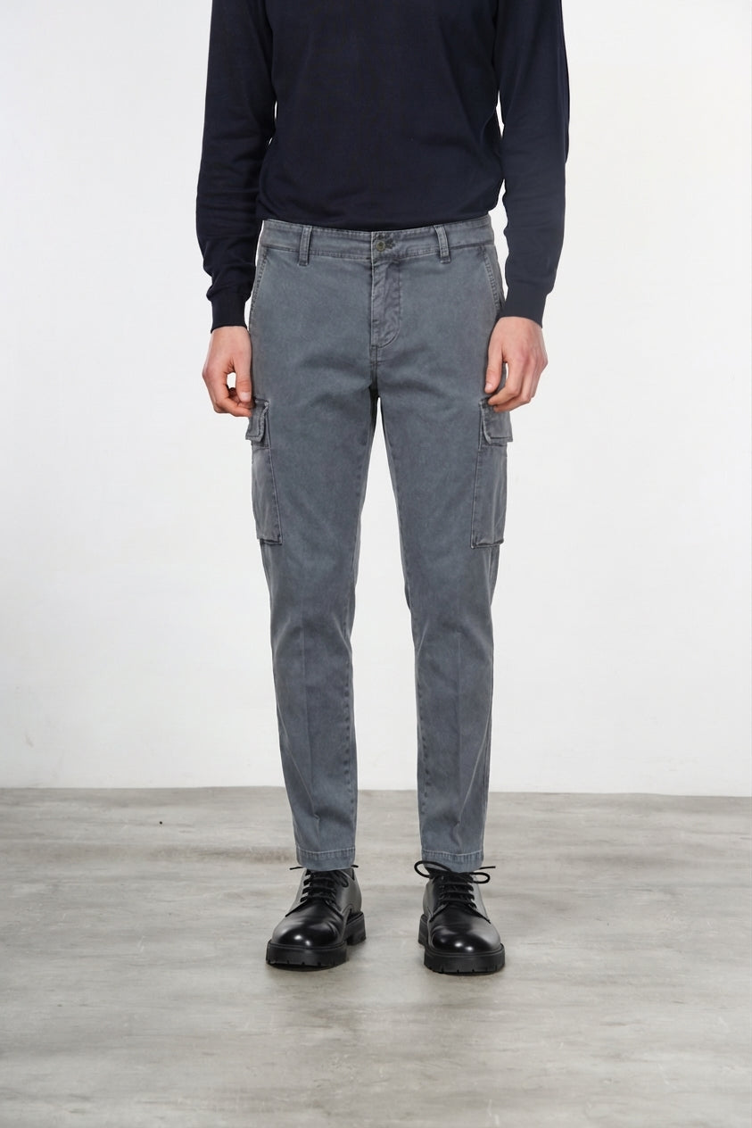 Chile Cargo-Hose Herren aus Stretch-Gabardine, Extra Slim Fit ①