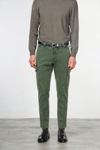 Chile pantalón cargo de hombre en gabardina stretch, extra slim fit ①