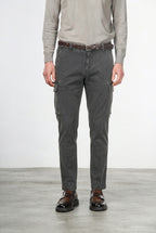 Pantalón cargo Chile para hombre en gabardina stretch extra slim fit ①