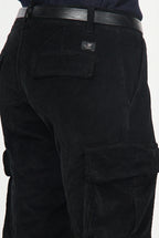 Chile pantalone cargo uomo in velluto 500 righe extra slim fit ①