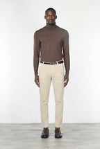 Chile pantalón cargo hombre en pana de 500 rayas, corte extra slim ①