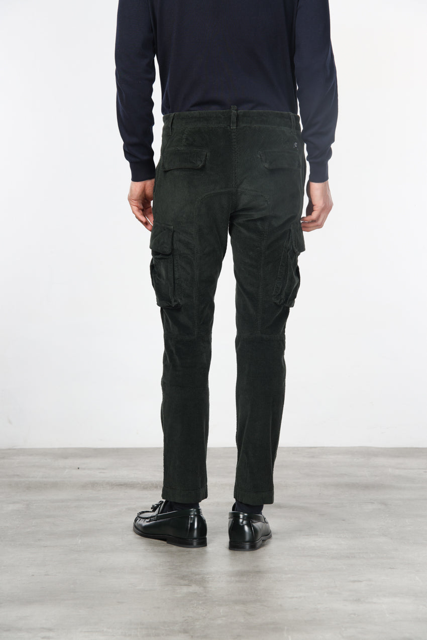 Chile Herren-Cargo-Hose aus Samt 500 Linien extra slim fit ①