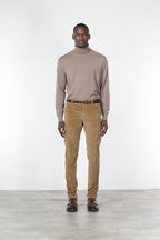 Chile pantalón cargo hombre en pana de 500 rayas, extra slim fit ①