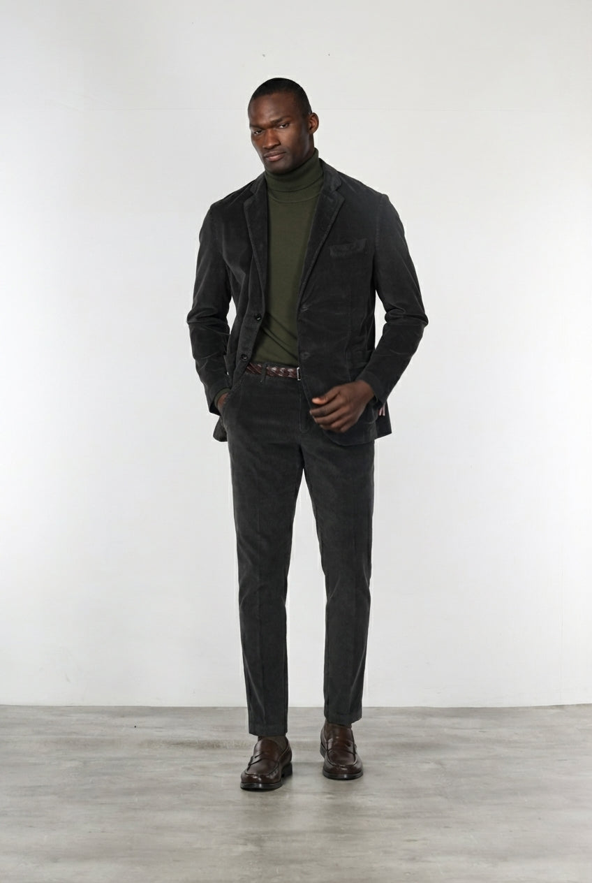 Chile men’s cargo pants in 500-wale velvet with extra slim fit ①