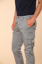 Chile pantalón cargo hombre en satén stretch extra slim fit ①