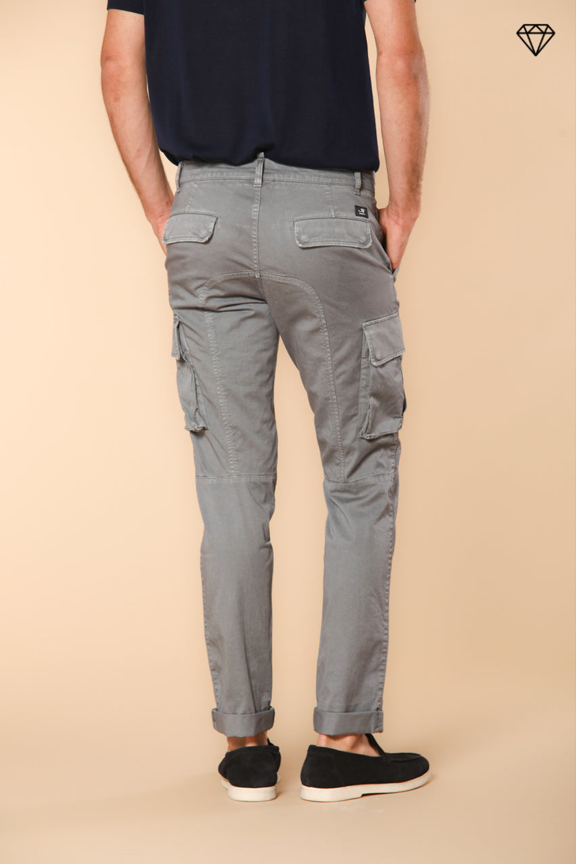Chile pantalón cargo hombre en satén stretch extra slim fit ①