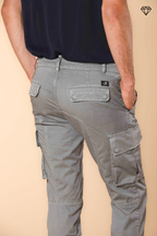 Chile pantalón cargo hombre en satén stretch extra slim fit ①