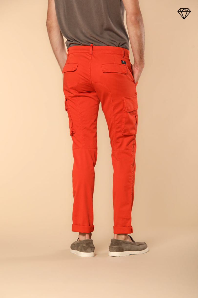 Chile pantalon cargo homme en satin stretch coupe Extra Slim ①