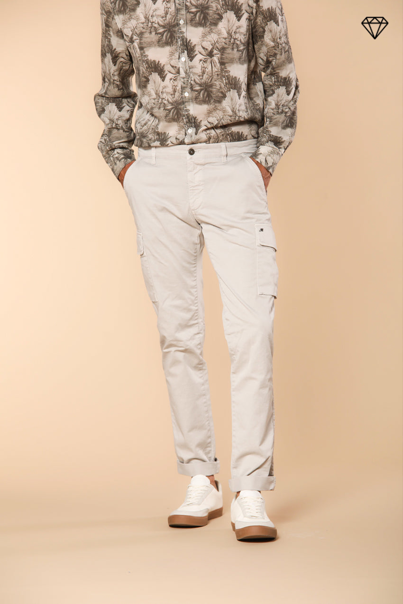 Chile Herren Cargo-Hose in Stretch-Satin Extra Slim Fit ①