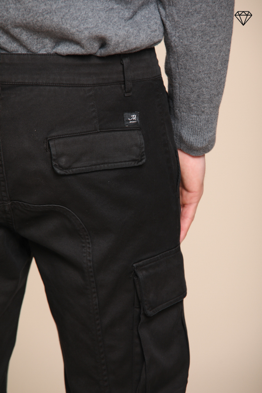 Foto 2 Chile pantalone cargo uomo in gabardina extra slim fit ①