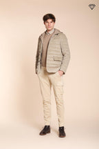 Foto 5 Chile pantalone cargo uomo in gabardina extra slim fit ①