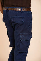 Chile Herren Cargo Hose aus Stretch-Satin extra slim fit ①