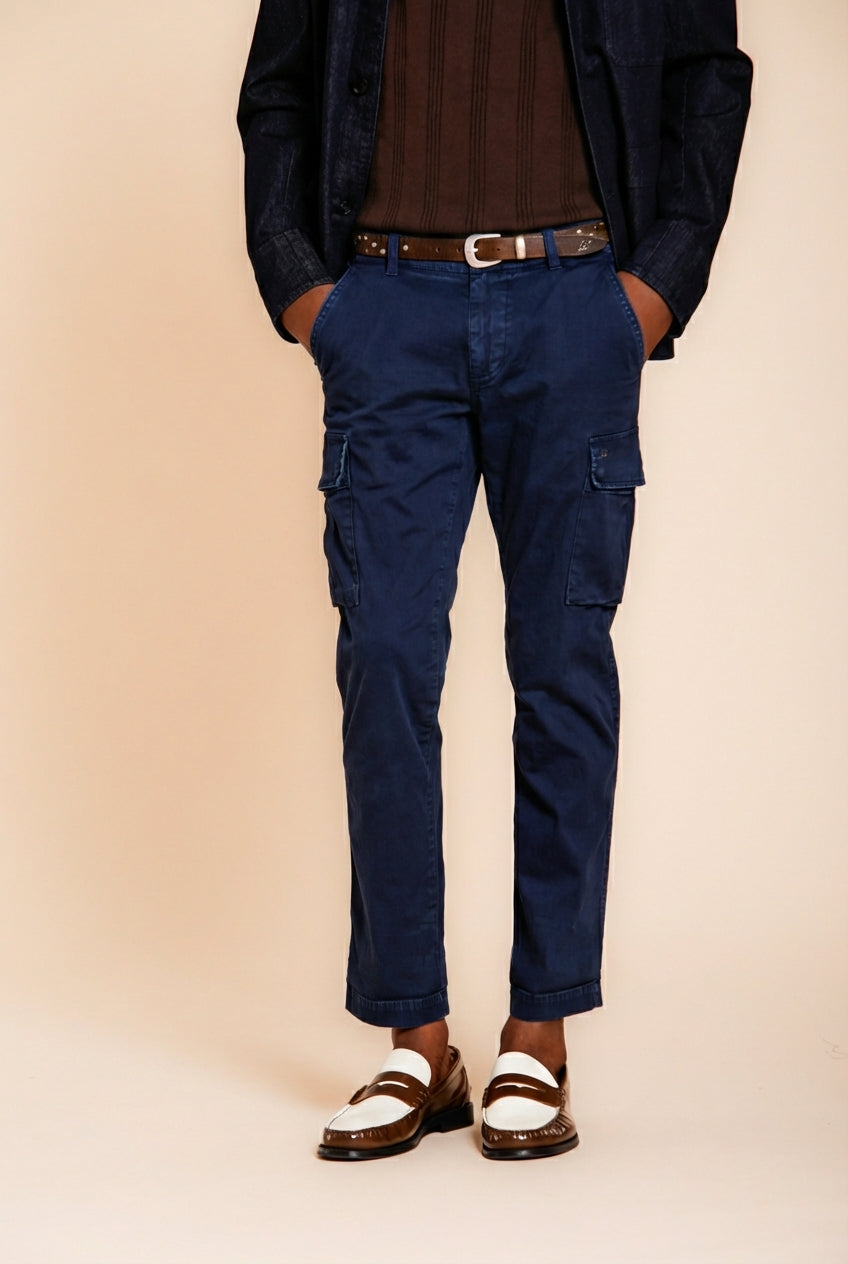 Chile Herren Cargo Hose aus Stretch-Satin extra slim fit ①