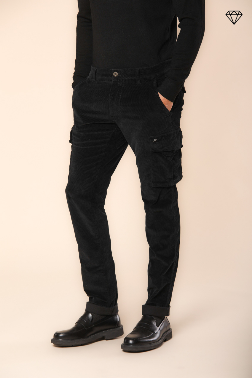 Chile pantalón cargo hombre de terciopelo 500 líneas extra slim fit ①