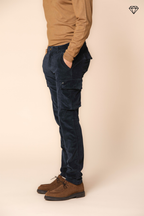 Chile men's cargo trousers in 500-wale corduroy extra slim fit ①