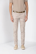 Chile men's cargo pants in twill camouflage print extra slim fit ①