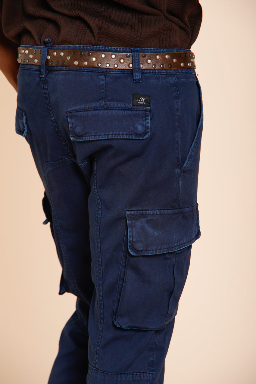 Chile pantalón cargo hombre de satén stretch extra slim fit ①