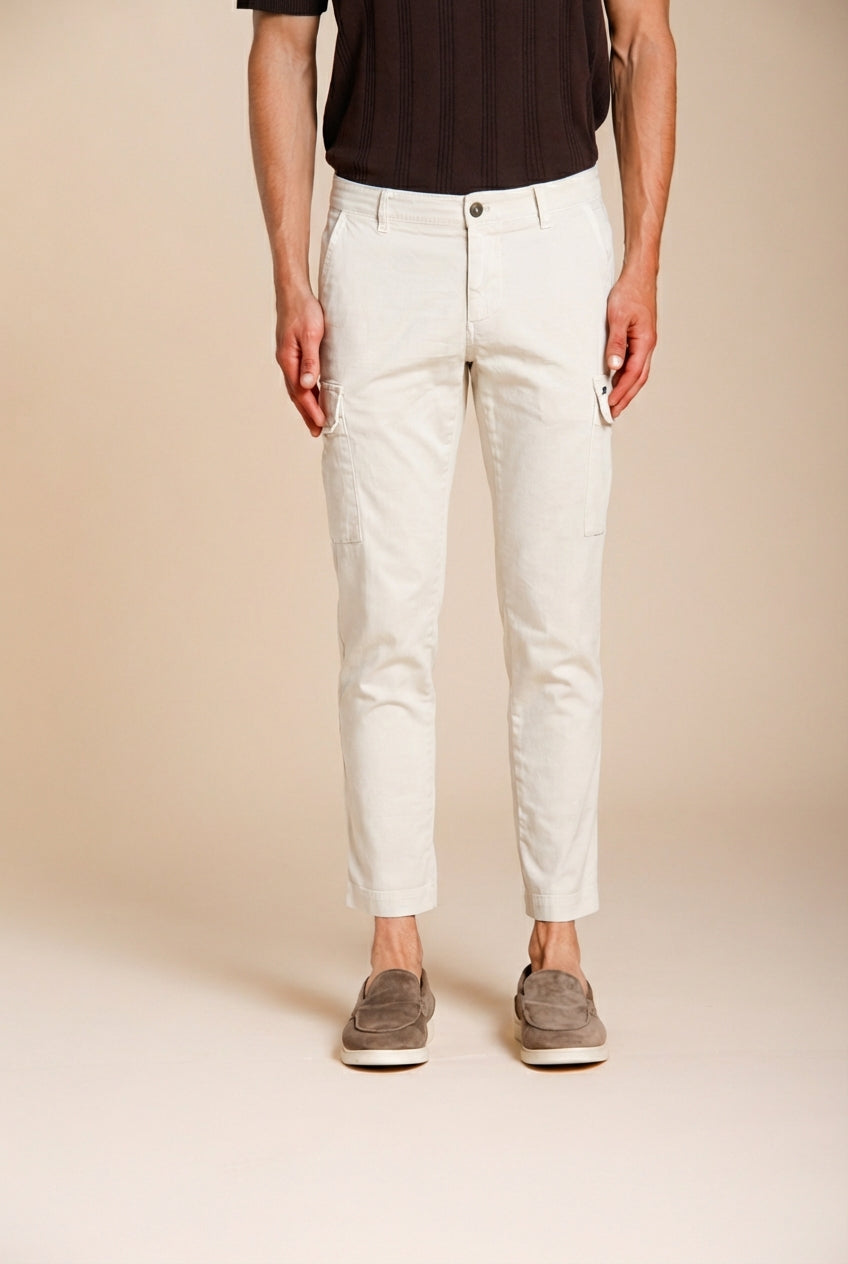 Chile Herren Cargohose aus Stretch-Satin extra slim fit ①