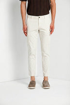 Chile pantalon cargo homme en satin stretch extra slim fit ①