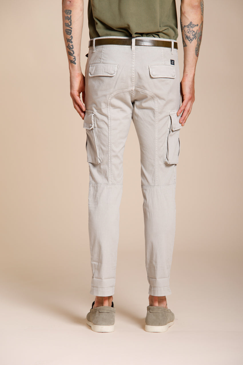 Chile pantalón cargo hombre en satén stretch extra slim fit ①