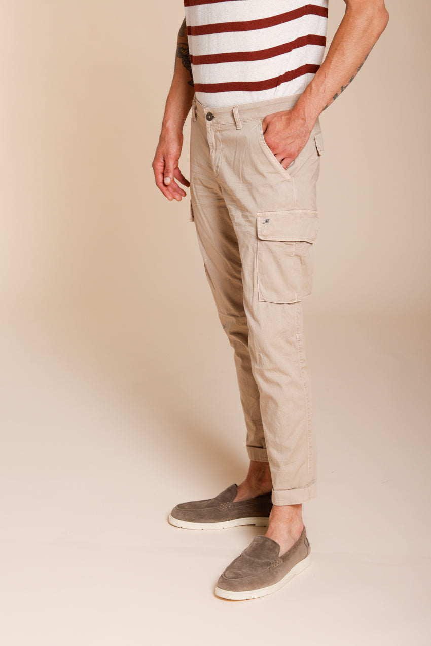 Chile pantalón cargo hombre de satén stretch extra slim fit ①