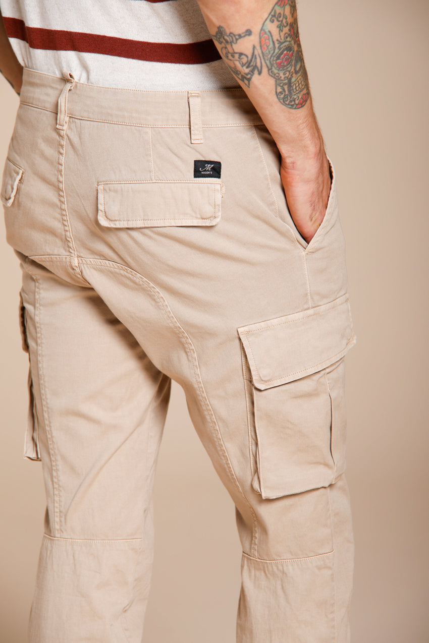 Chile pantalón cargo hombre de satén stretch extra slim fit ①
