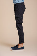 Chile pantalón cargo hombre en raso stretch extra slim fit ①
