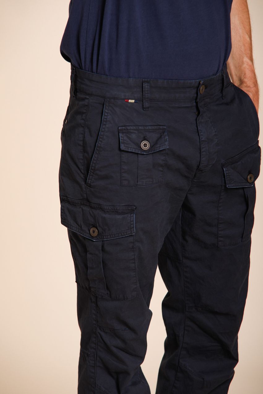George Coolpocket Herren Cargo Hose aus leichtem Stretch-Twill Logo Edition carrot fit ①