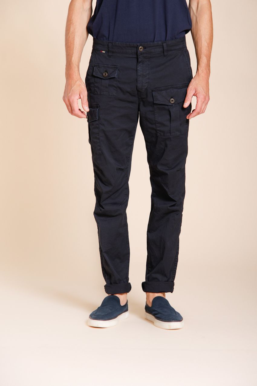 George Coolpocket Herren Cargo Hose aus leichtem Stretch-Twill Logo Edition carrot fit ①