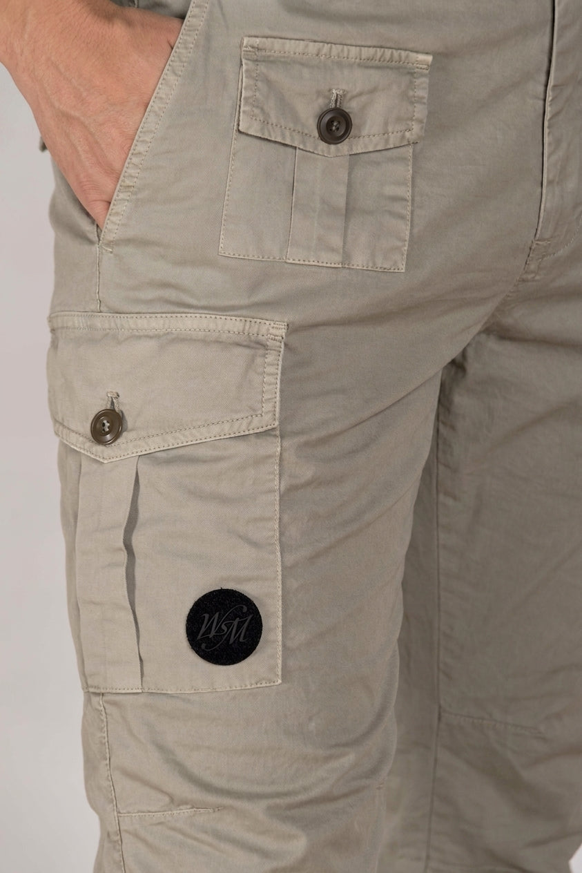 George Coolpocket Hose Cargo Herren aus leichtem Stretch-Twill Logo Edition carrot fit ①