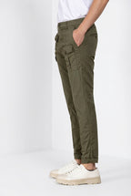 George Coolpocket pantalón cargo hombre en twill ligero stretch Logo Edition carrot fit ①