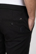 John Coolkhinos pantalón chino hombre de raso elástico Logo Edition carrot fit ①