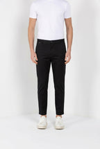 John Coolkhinos pantalón chino hombre de raso elástico Logo Edition carrot fit ①