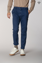 John Coolkhinos pantalon chino homme en gabardine logo edition carrot fit ①