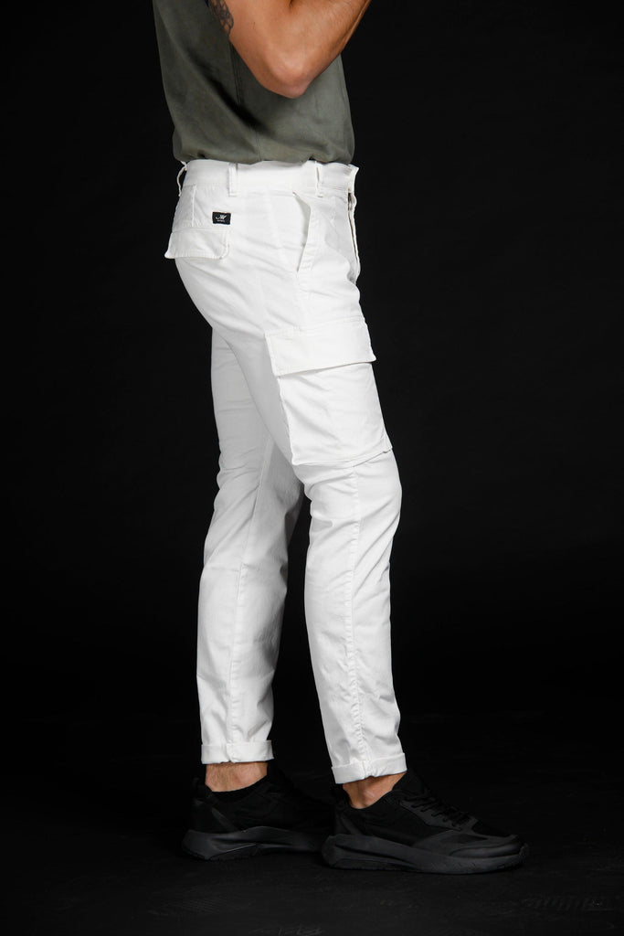 Havana limited edition man cargo pants in cotton and tencel carrot