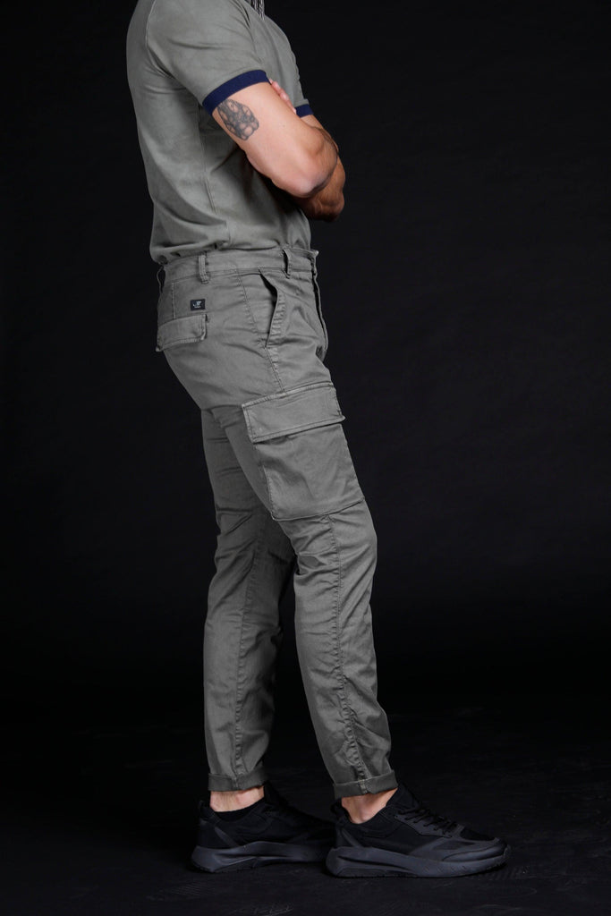 Havana limited edition man cargo pants in cotton and tencel carrot - Mason's US