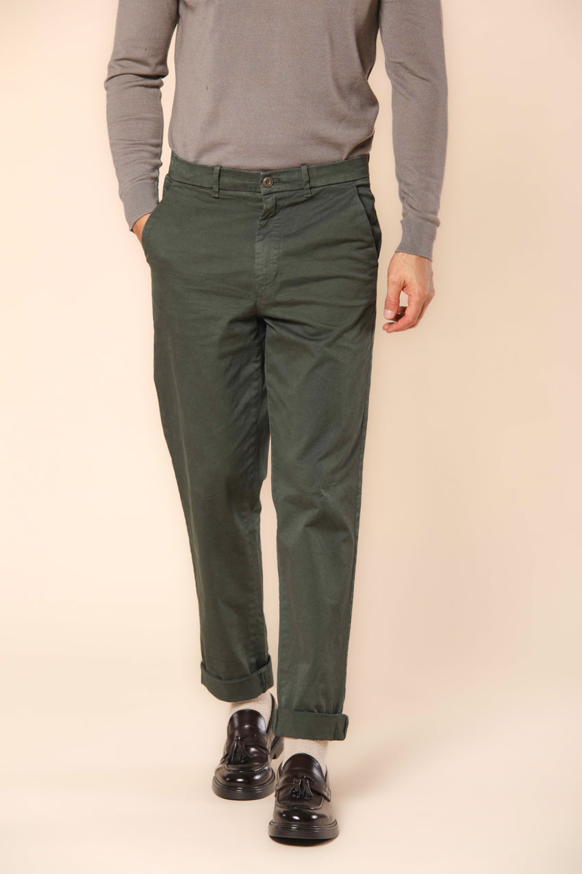 Chinos 22 pantalón chino hombre en gabardina ajuste relaxed